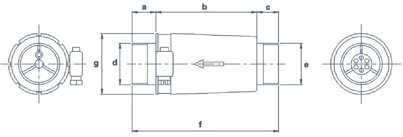 Technical drawing Relief valves